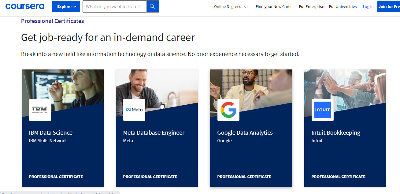 كورسيرا أكاديمية خان أفضل المواقع لتعلم البرمجة في عام 2023